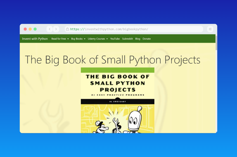 The Big Book of Small Python Projects - CAE
