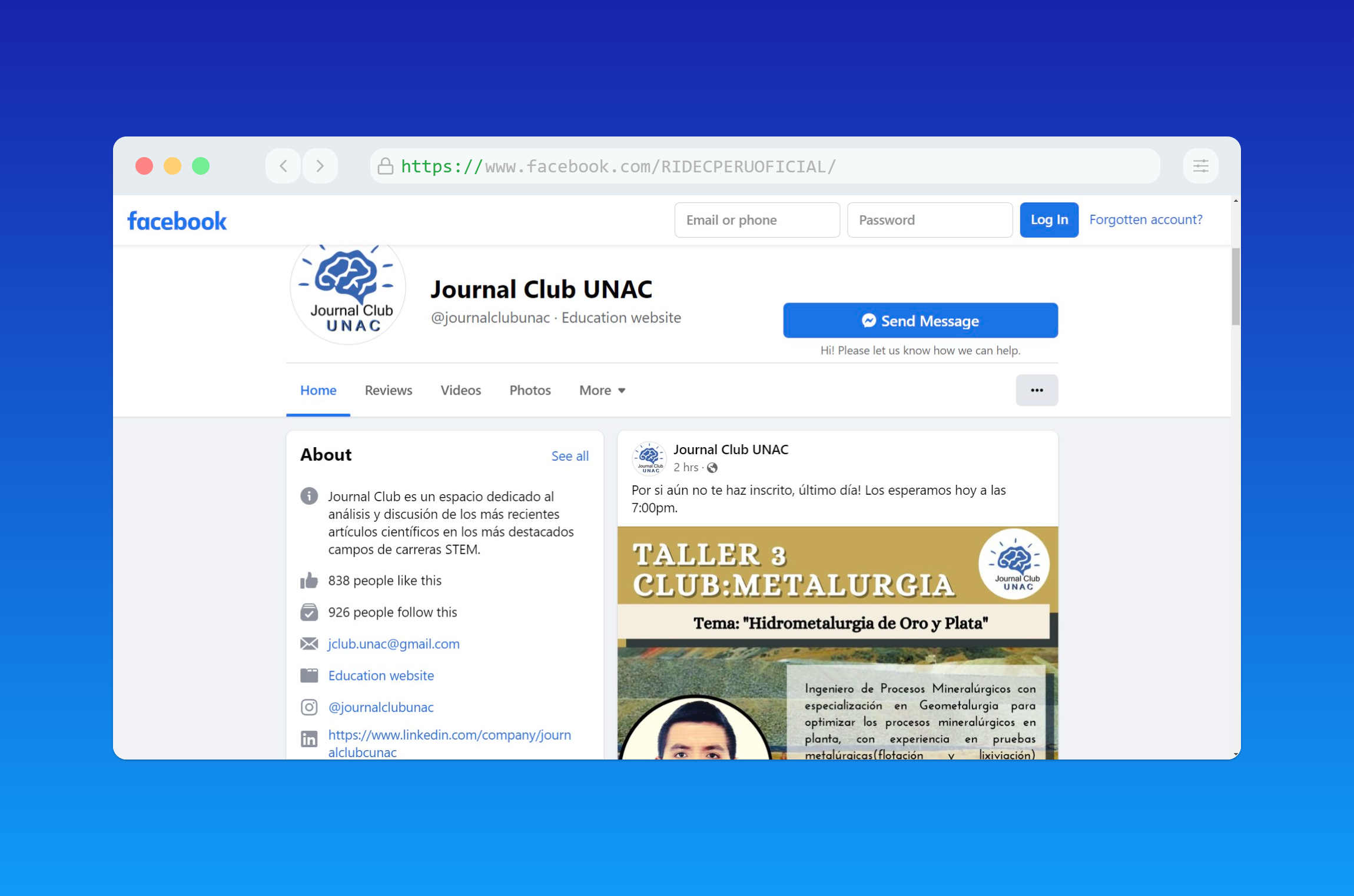 Journal Club UNAC