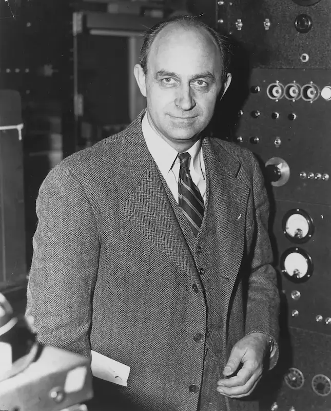 Fotografía de Enrico Fermi, físico italiano-americano